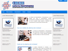 Tablet Screenshot of camaraemprendedores.com.ar